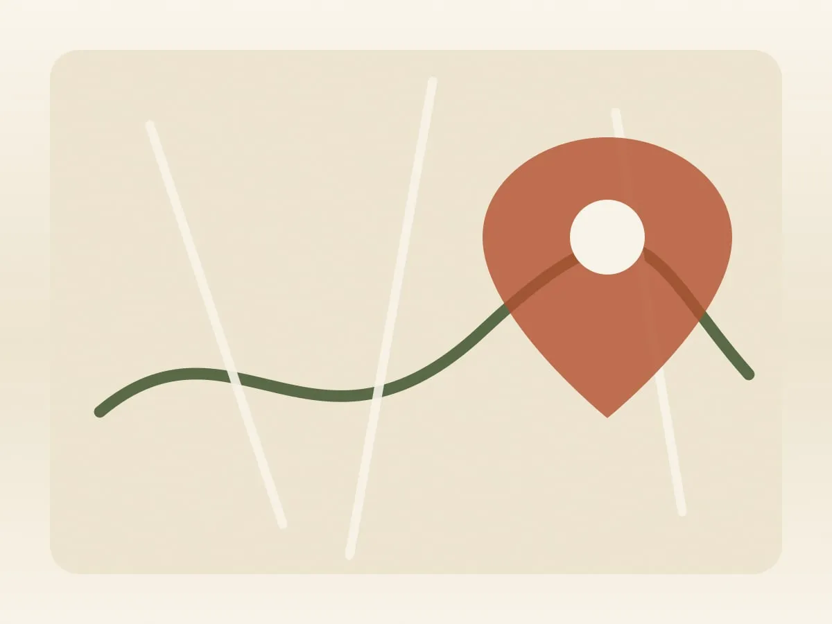 Simple map-style view of the Oksana's Farm pickup area near Lake Wales, Florida.